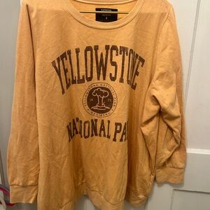 Torrid Orange Yellowstone National Park Sweatshirt